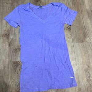 PINK Victoria's Secret Sheer Lavender Tee